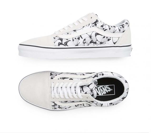 VANS OLD SKOOL (BUTTERFLY) TRUE WHITE BLACK – Witty Theme